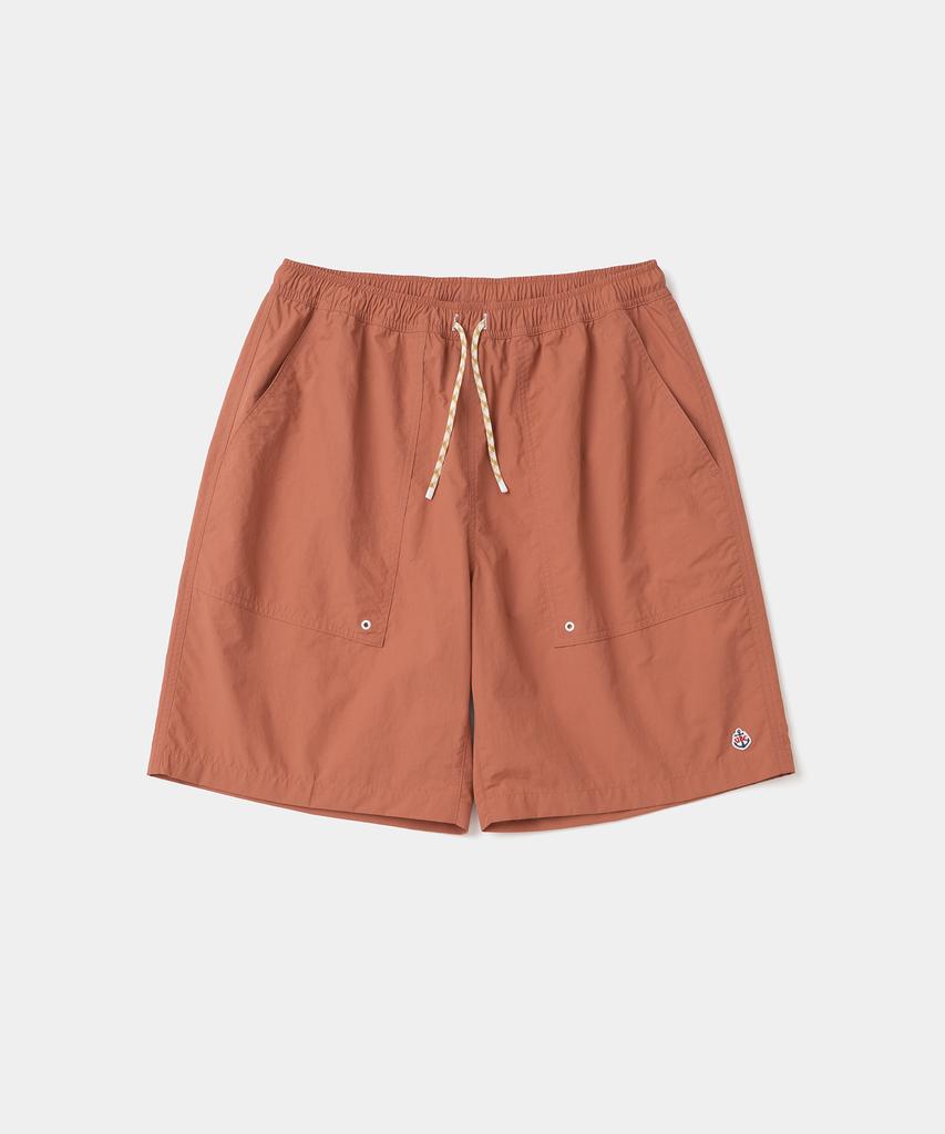 UNIFORM BRIDGE Ubc Ribstop Nylon Trail Shorts Brick