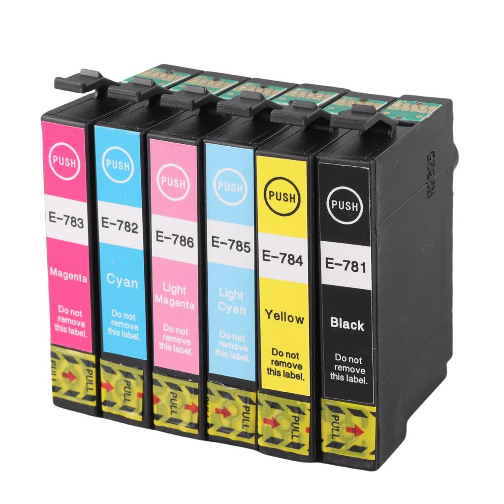 Ink Cartridge 6 Colors BK C M Y LC LM Printing Accessory for R260 R280 R380 RX580