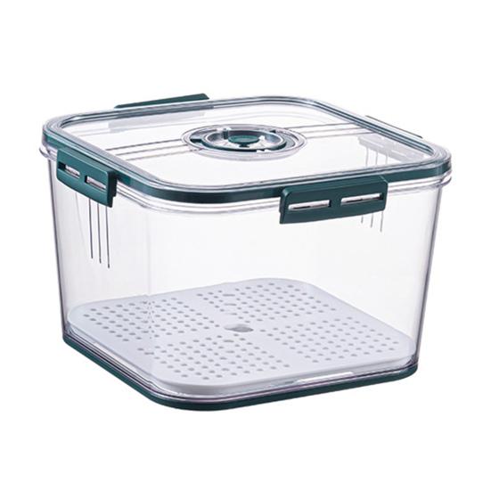 Food Storage Container Square Shape Moist-proof Sealed Design Plastic Kitchen Foods Storage Canisters for Pantry
