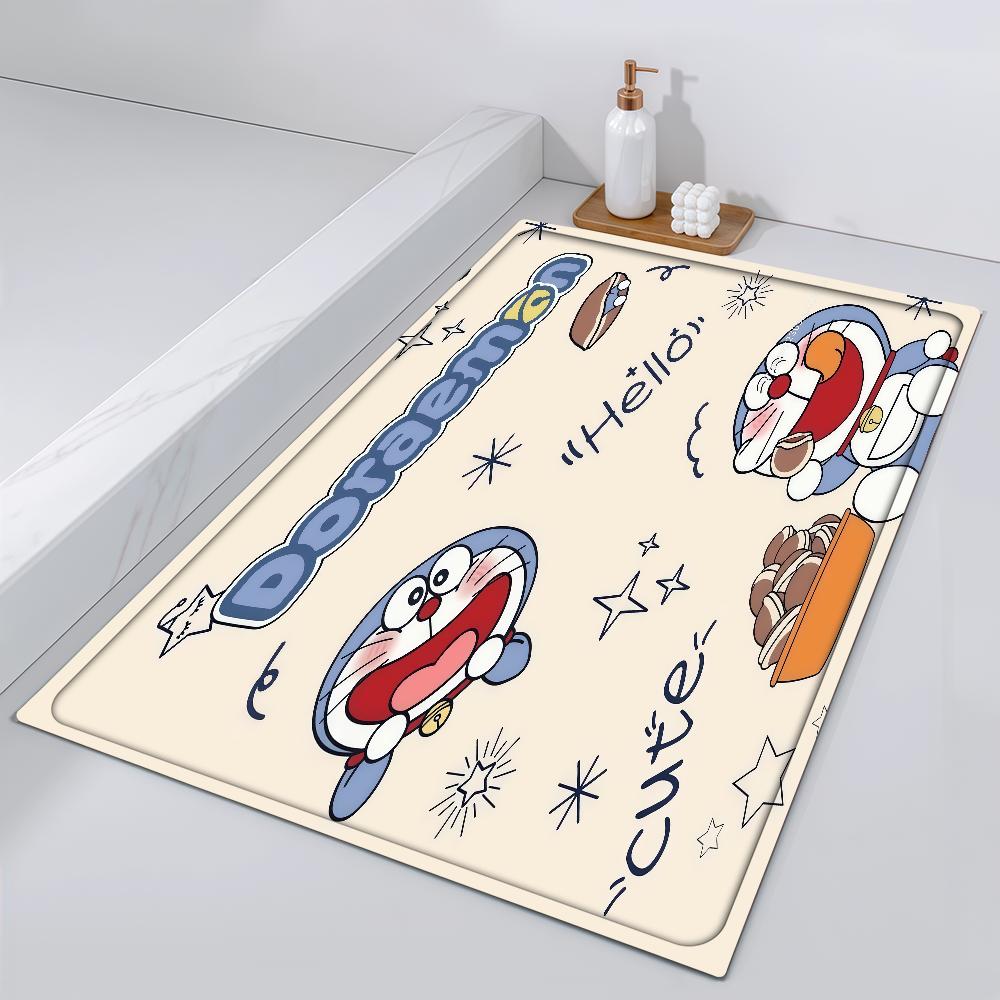 

Door Mat Anime Bedside Entrance Robot Cute Bath Floor Decoration Kawaii Corridor Cat Door Mat Carpet Living Room Balcony 40cm x 60cm