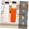 JECOMPRIS 10-Piece Empty Clear Food-Grade Plastic Bottles with Lids for Juice, Water, and Beverages, with Sealed Screw Caps