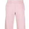Emporio Armani Solid Color Elastic Waist Loose Pleated Tapered Knit Sweatpants Women bottoms Pink 6RTP60-TJDCZ-1418