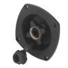 Rv Wall Mount Water Inlet Pressure Regulated City Water Entry with Quick Connector for Trailer Camper Boat Black