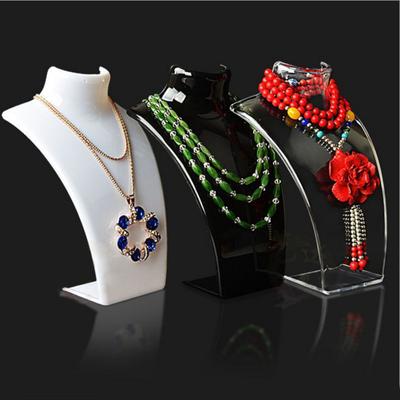 Halskette Display Stand Mannequin Exquisite Acryl Mehrzweck Kompakt Schmuck Display Halter für Zuhause