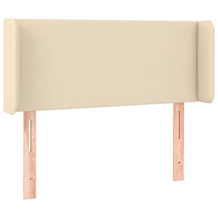 VidaXL Headboard with Ears Cream 83x16x78-88 Cm Fabric3118467