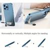 Upgrade {3-speed adjustable} Laptop Stand&Phone Stand Aluminum Foldable Portable Cell Phone Mini Stand Compatible with MacBook