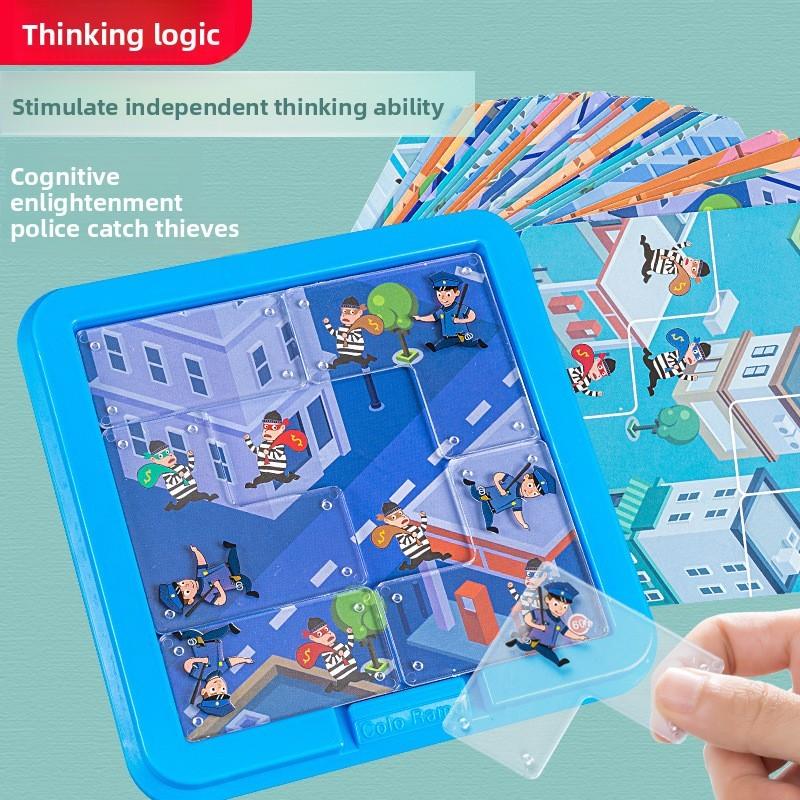 Toy Puzzle Nonelectric Kid Police Thief Themed Brain Game Children Gift Festival