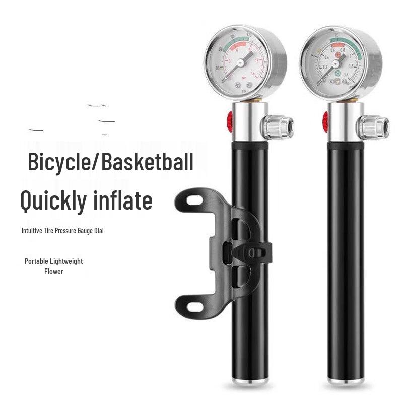 Lishi Portable Bicycle Motorcycle & Ball Air Pump with Needle Set