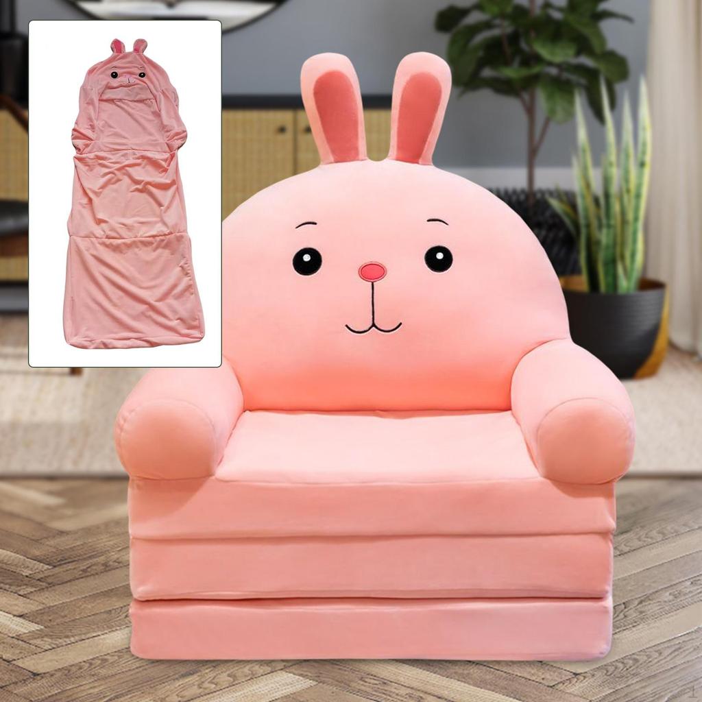 Children Couch Backrest Armchair Slipcover Cartoon Foldable Kids Sofa Cover