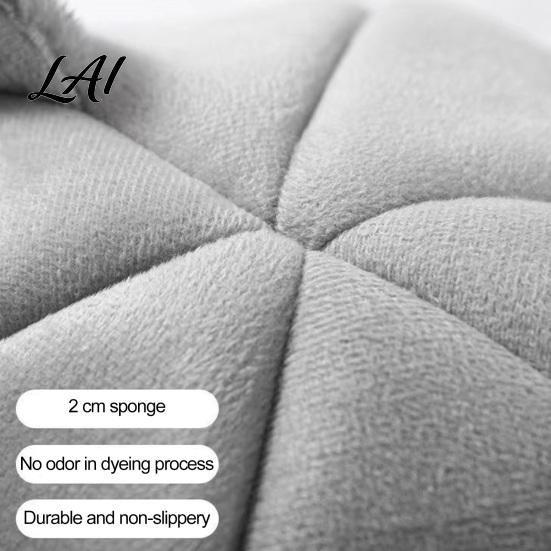 Comfortable Kitty Shelter Plush Cat Cave Bed with Ears Enclosed Cozy Hide Bed Non-slip Lovers Gift Bottom Warm Winter Pet Nest for Indoor