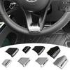 ABS Car Steering Wheel Emblem Sticker Interior Badge Decoration for Mercedes Benz W205 W168 W108 AMG W176 W204 W212 GLC CLA GLA