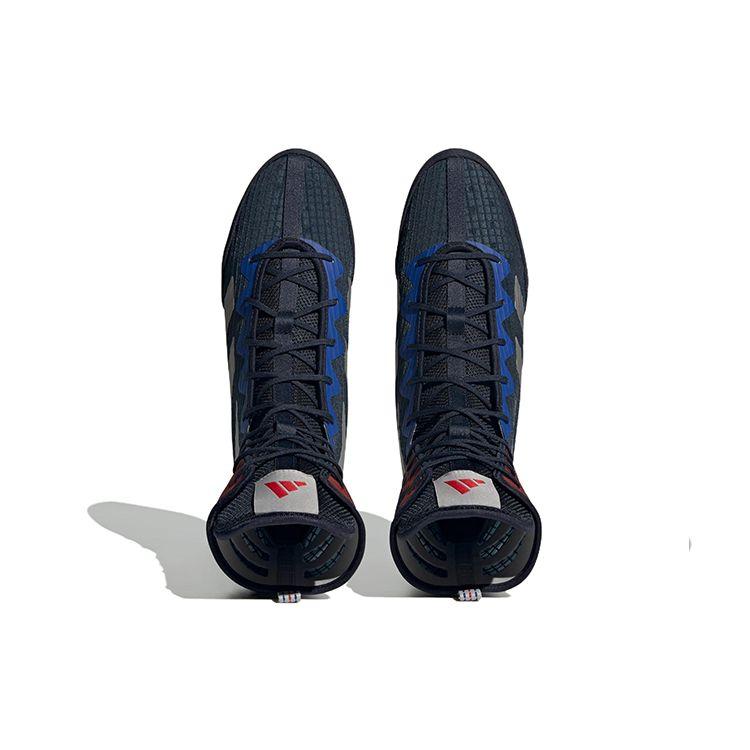 Adidas Box Hog 4 Legend Ink Silver Unisex Sneakers Blue Silver-Metallic Grey-Two HP6880