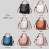 Welltude Shoulder Shoulder Crossbody Freestanding Women's Bag, Handbag, Bag, Bag, 3-Way, Zippered, (Brown)
