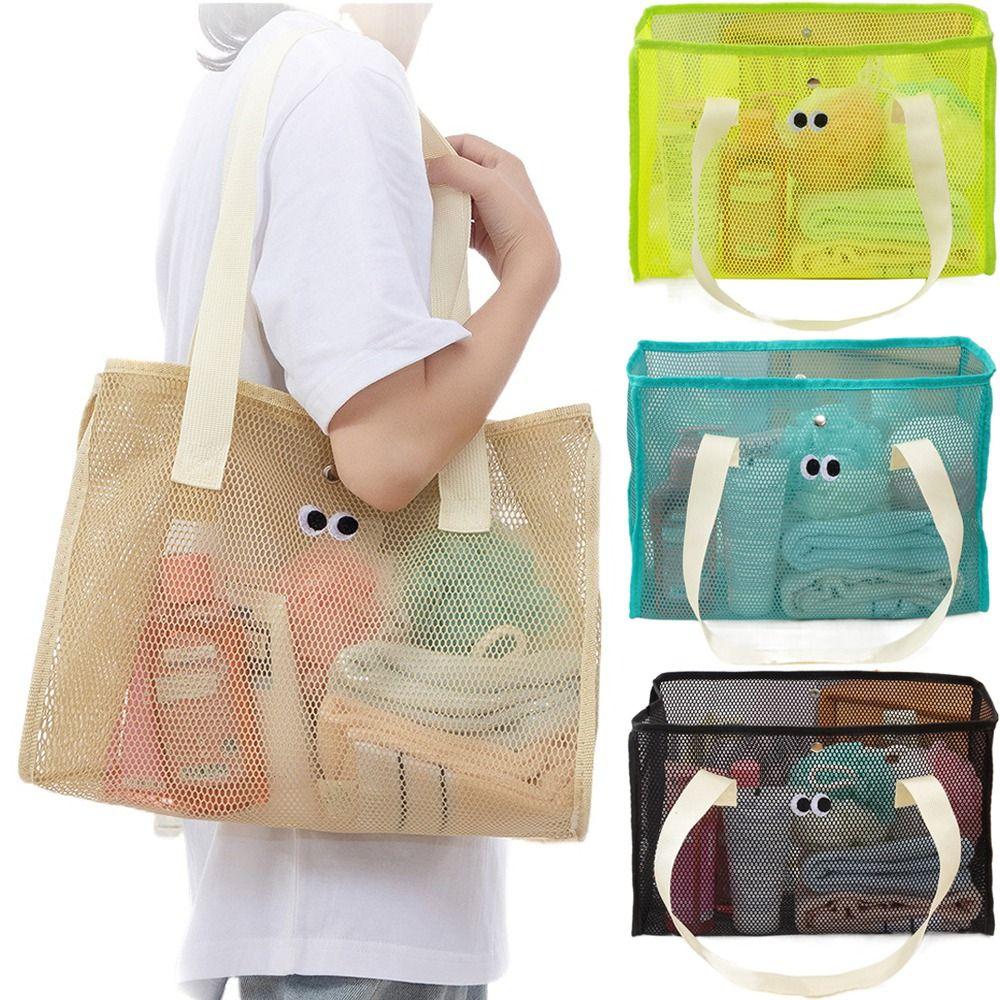 

Large Capacity Cute Swimming Handbag Foldable Travel Toiletries Organizer Home зелений