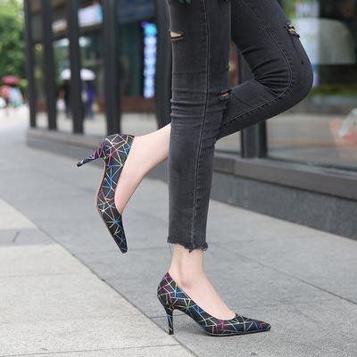 Nowe czarne szpilki Melnys szpiczaste buty na wysokim obcasie buty damskie trend (ten styl nie będzie uzupełniany)