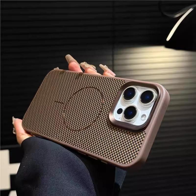 Sunset carbon fiber texture is suitable for Apple iPhone11promax thin ring magnetic mobile phone case 11 all-inclusive anti-drop.
