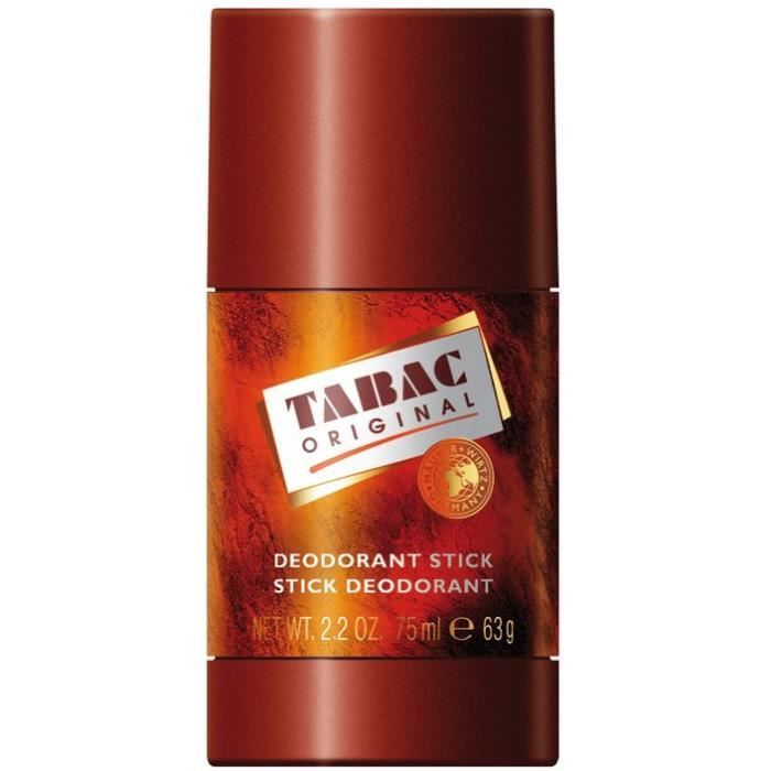 Déodorant - Tabac Original - Stick 75ml - Protection 24h - Parfum moderne - Pour homme