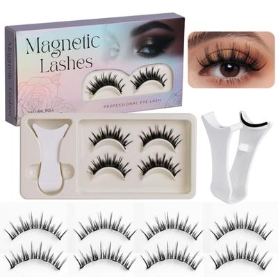 S aplikátorem Magnetické řasy Přirozený vzhled Umělé řasy Horké falešné řasy Denní nošení