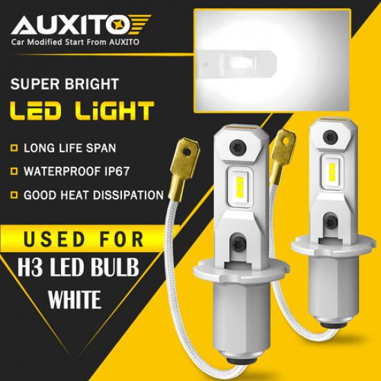 AUXITO LED Fog Light Bulbs H3 Conversion Kit White For Lexus GX470 2003-2009 EOA