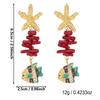 Boho Starfish & Tropical Fish Drop Earrings for Women - Summer Beach Jewelry