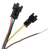 Acelerador de Manillar para Bicicleta Eléctrica con Pantalla LCD para Velocidad y Voltaje Longitud del Cable 170cm Se Adapta a Sistemas de 36/48/60/72V Incluye Par