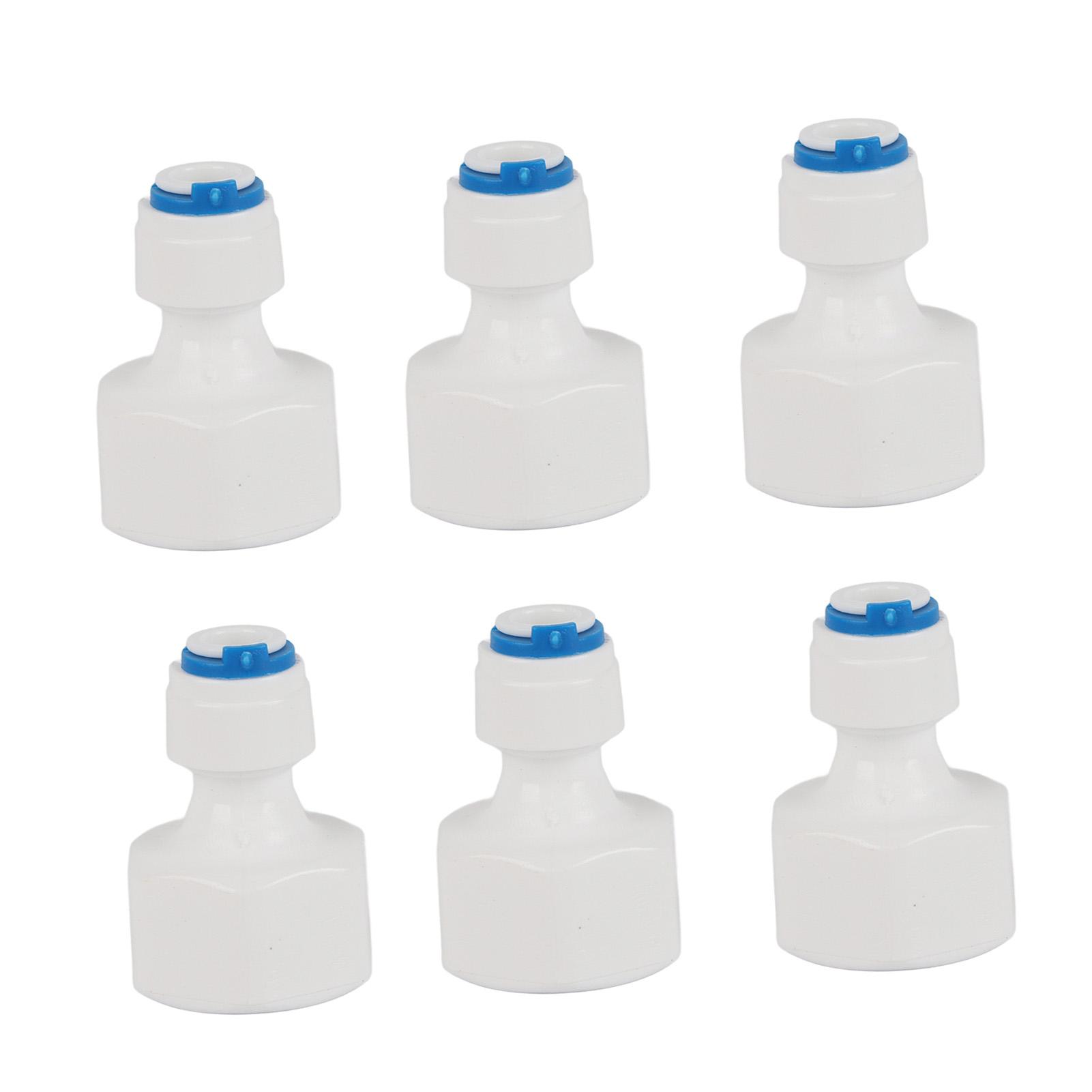 

6pcs 1 4 Tube OD to 1 2 Female Push in Quick Connector for Water Filter Reverse Osmosis