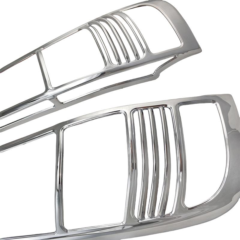 Hight-quality Car Exterior Chrome Tail Lamp Cover Trim For Nissan X-Trail XTrail 2002 2003 2004 2005 2006 2007 Cars Accessories