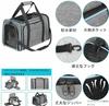 DICOCO Foldable Dog Carrier Bag with Expandable Washable Mat for Cats and Soft Large and Shoulder Strap for Travel Medium/Small Dogs, Crate, Capacity,