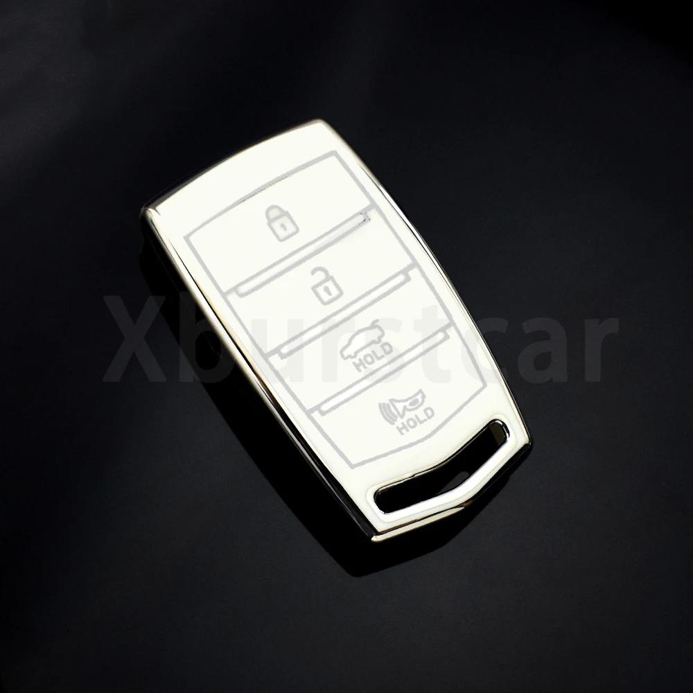 

Tpu Car Smart Key Case Cover Auto Key Fob Shell Protector For Hyundai Genesis G70 G80 Eq900 G90 Accessories