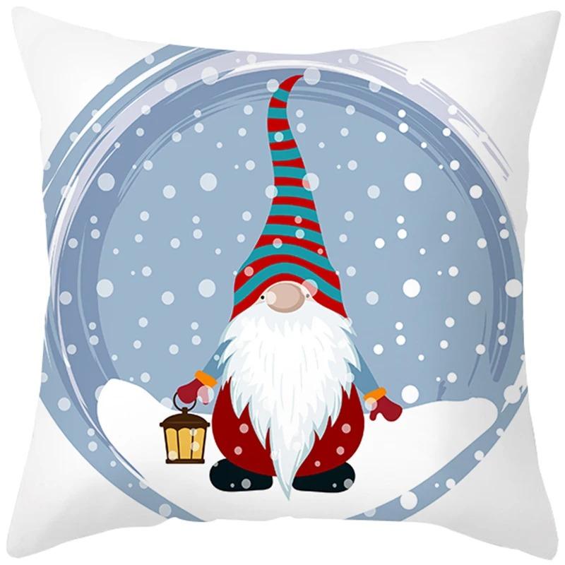 Povlaky na polštáře s vánoční tématikou Autodoplňky Kancelář Santa Claus Pohovka do obývacího pokoje Domácí povlaky na polštáře