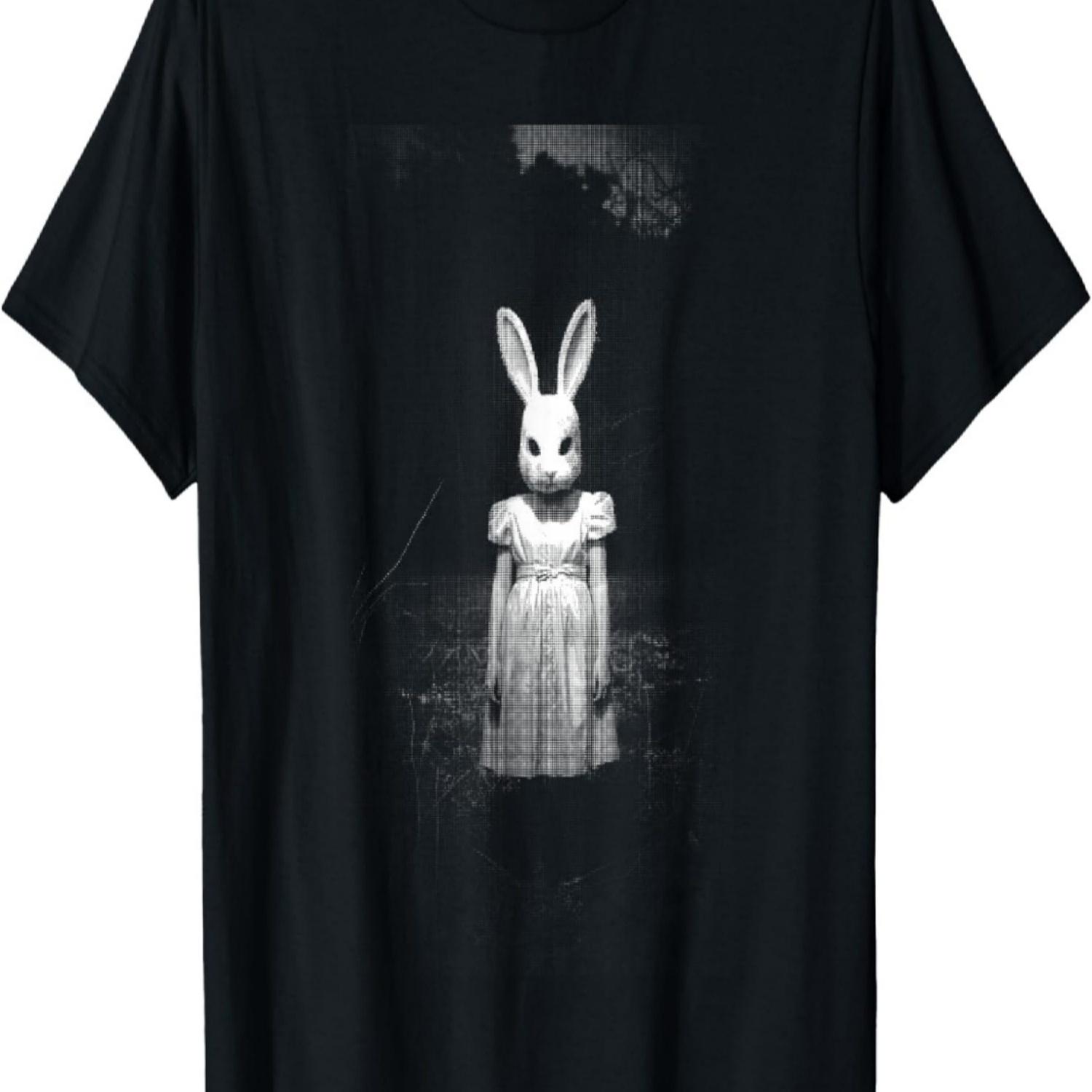 

Horror Bunny Rabbit _ Dark Creepy Unholy Gothic Halloween T-Shirt(3) S чёрный