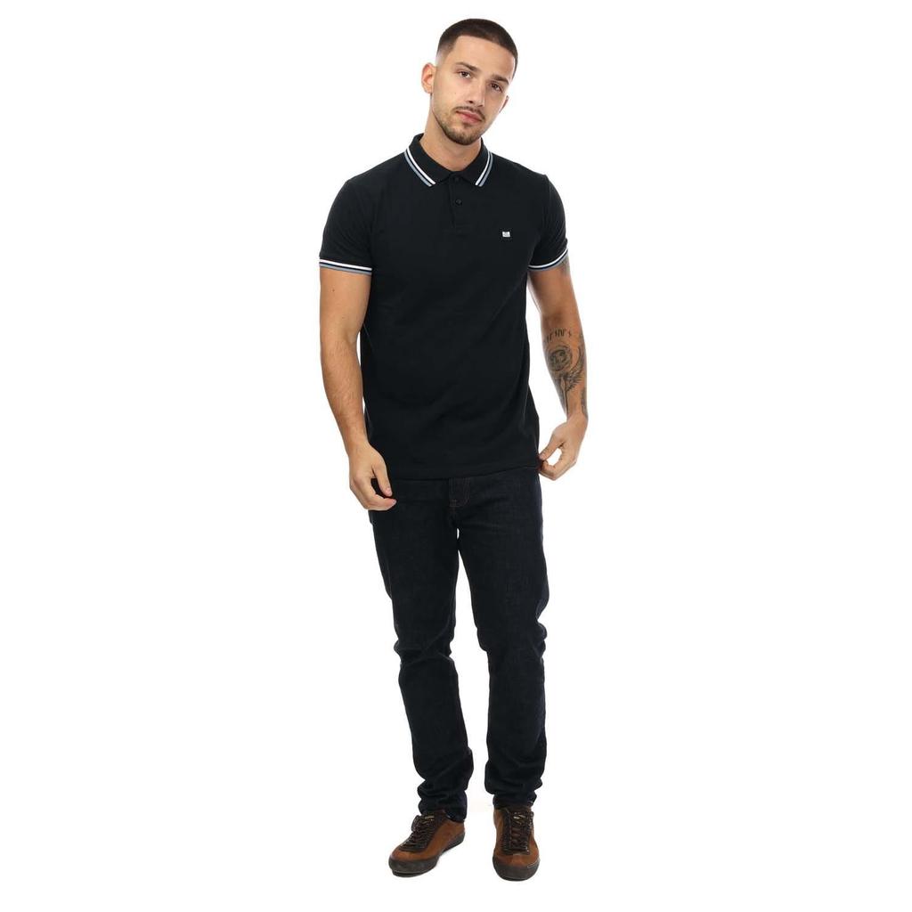 Weekend Offender Mens Vancouver Tipped Polo Shirt