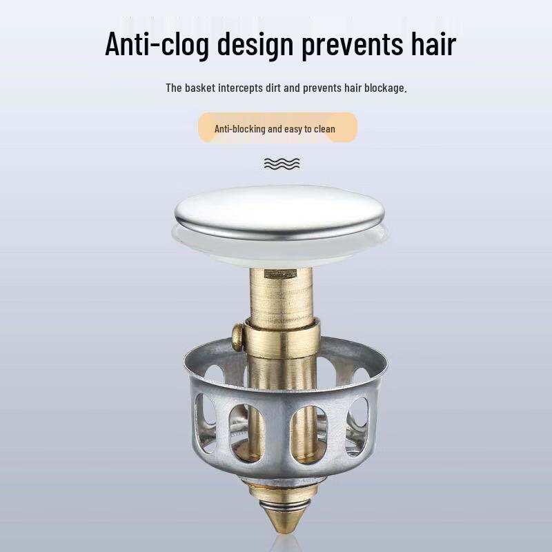 OEING Stainless Steel Pop-up Sink Drain Stopper