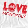 Monopoly Unisex Adult Love T-Shirt