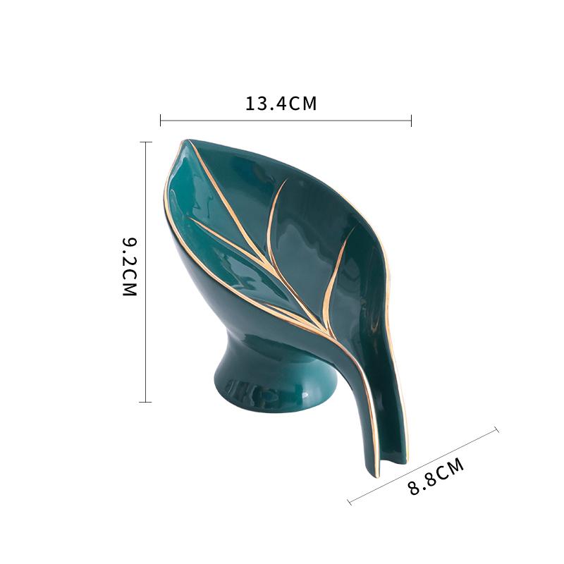 

Ceramic Soap Dish Lightweight Luxury Drain Packaging Box Kitchen Storage Box Soap Cover Bathroom Shelf
