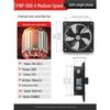 220V & 380V Low Noise Axial Fan: Silent Square Outer Rotor Ventilator for Kitchen Smoke Exhaust and Industrial Use.