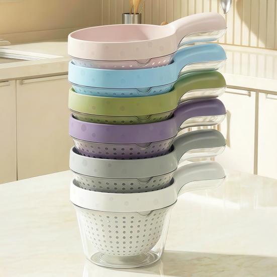 3Pcs Double Layer Drain Basket with Handle 2-in-1 Strainer Storage Container Small Vegetable Fruit Mini Berry Tomato Grape Washing Colander Bowl