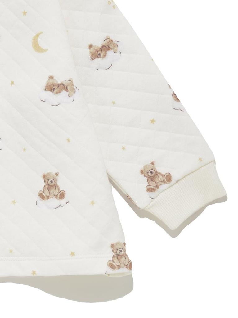 Limited edition BABY dreamy bear print pullover PBCT245486 CRM 70 [Gelato Pique]