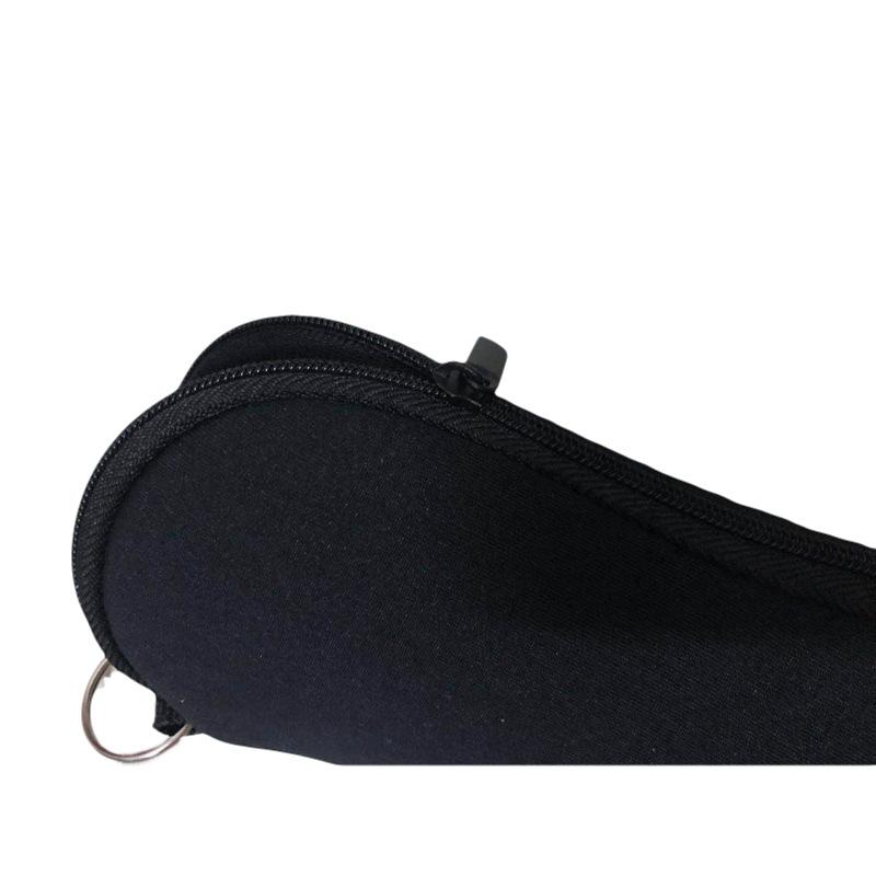 KLASSNUM Neoprene Glasses Case Men Sunglasses Bag Soft Portable Reading Glasses Pouch Kids Women Travel with Metal Clip Zipper