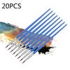 20Pcs/Set Thin Hook Line Pen Round Tip Gouache Watercolor Drawing Painting Brush Pen