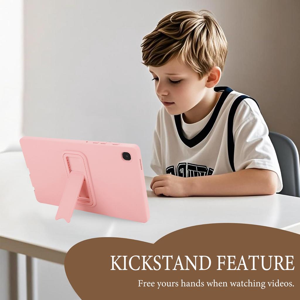 For Samsung Galaxy Tab A7 Lite 8.7-inch Case TPU+PC Skin-Friendly Kickstand Tablet Cover