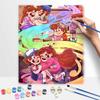 Disney Gravity Falls Oil Paint By Numbers Hand Painting Kit. Cartoon Anime Wall Home Decor Art Gift