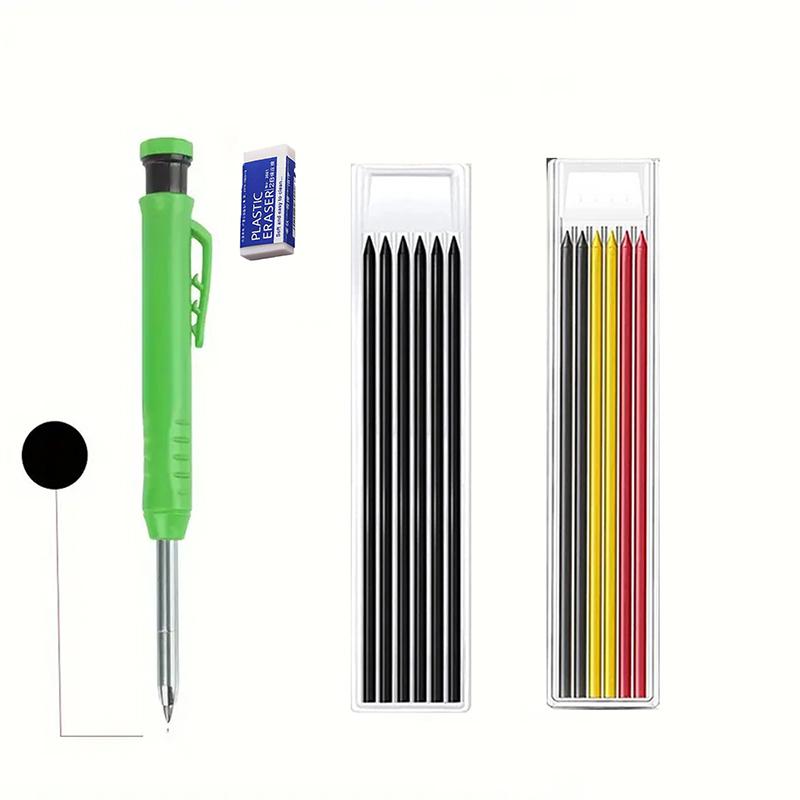 

Механические карандаши 2,8 мм со сменными грифелями и точилкой, пластиковые карандаши с фэнтези-тематикой и глубоким отверстием для деревообработки и черчения