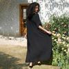 Women's Plus Size Cotton Embroidered Beach Dress Embroidered Holiday Sun Shirt Bikini Cover Up