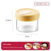 1 Pezzo Barattolo in Vetro per Alimenti da 240/400 ml con Coperchio in Silicone Ermetico Resistente al Calore Adatto al Microonde Contenitore per Zuppe Succhi Barattolo per Cereali