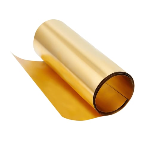 OLYCRAFT Pure Copper Sheet, Brass Sheet, 200*0.1mm, Roll, Metal Foil Plate, for DIY Projects, Brass Copper Plate, Crafts, and Enamel Copper Repair