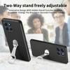 CASENEO C1-19 for Motorola Moto G86 Power 5G Case Folding Kickstand Leather Back Cover Carbon Fiber Texture