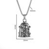 Retro and Simple Heart-shaped Wing Bell-shaped Alloy Pendant, Versatile and Fashionable, Perfect for Personalizing Your Look.
