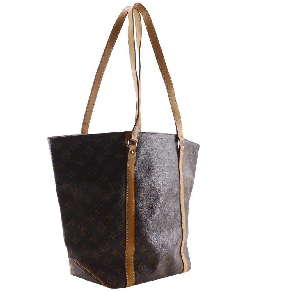 Louis Vuitton Einkaufstasche Tote Bag M51108 Braun Monogram Canvas Damen Gebraucht