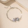 Exclusive Alloy Punk Style Religious Lobster Clasp Bracelet